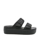 Sandali Brooklyn per donna Crocs nere con doppia fibbia 207431 BLK CROCS KIDS 