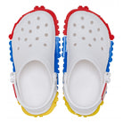 Ciabatte per bambini Crocs Kids x Lego bianche con design mattoncini 211874 WHI CROCS KIDS 
