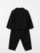 Completo due pezzi per neonato Dolce & Gabbana Kids blu con revers classici L11U17 FUBBG B0665 DOLCE & GABBANA KIDS 
