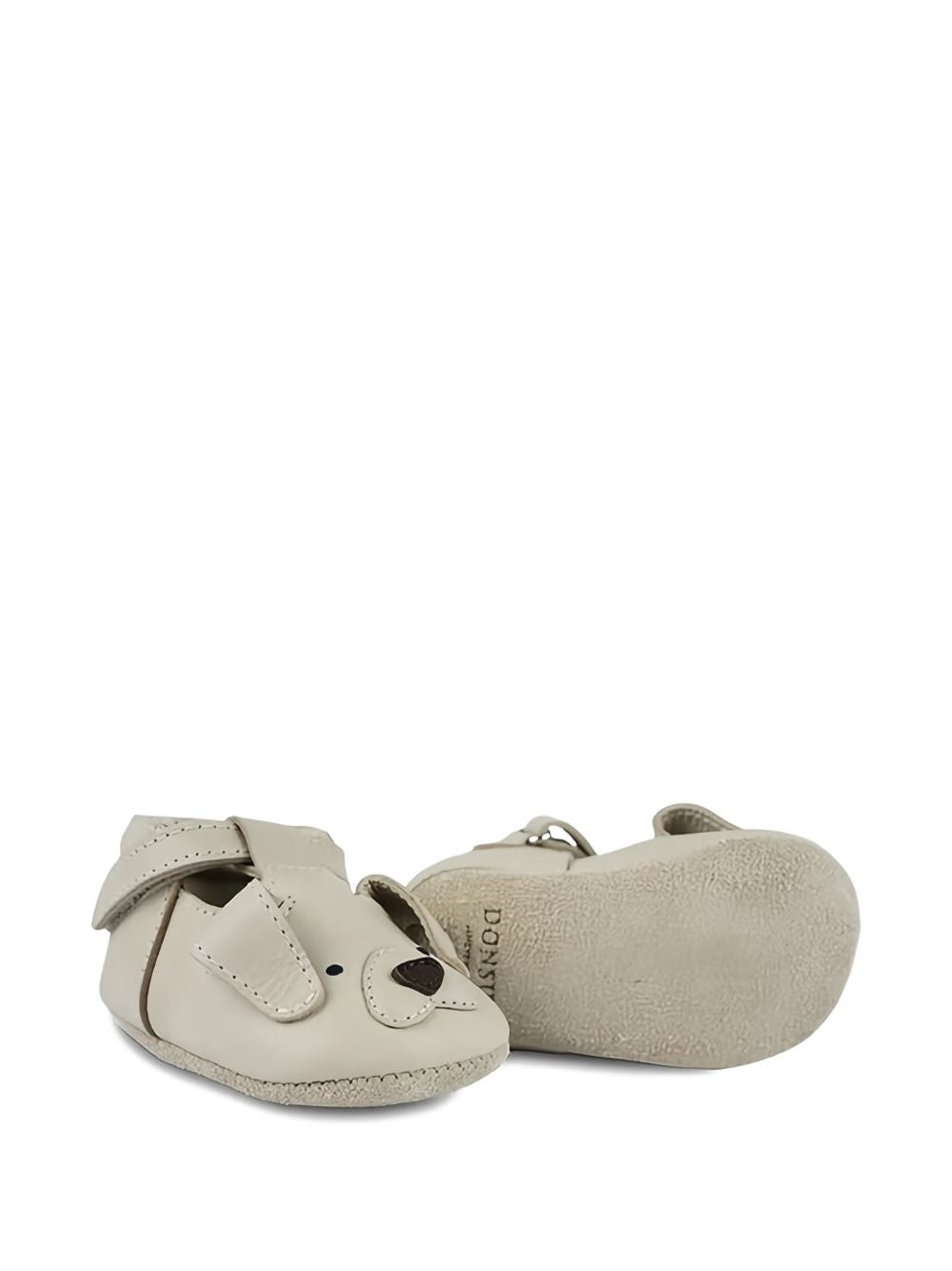 Sneakers per neonati Donsje beige con design a forma di cagnolino 1003011 PU007 DONSJE KIDS 