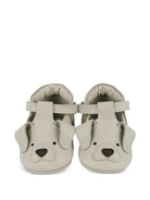 Sneakers per neonati Donsje beige con design a forma di cagnolino 1003011 PU007 DONSJE KIDS 