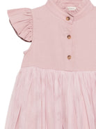 Abito Fleurance per bambina Donsje rosa con ruches 4062900 00197 DONSJE KIDS 