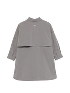 Abito per bambina Douuod Kids grigio con colletto e tasca DY1A90 P0589 907 DOUUOD KIDS 