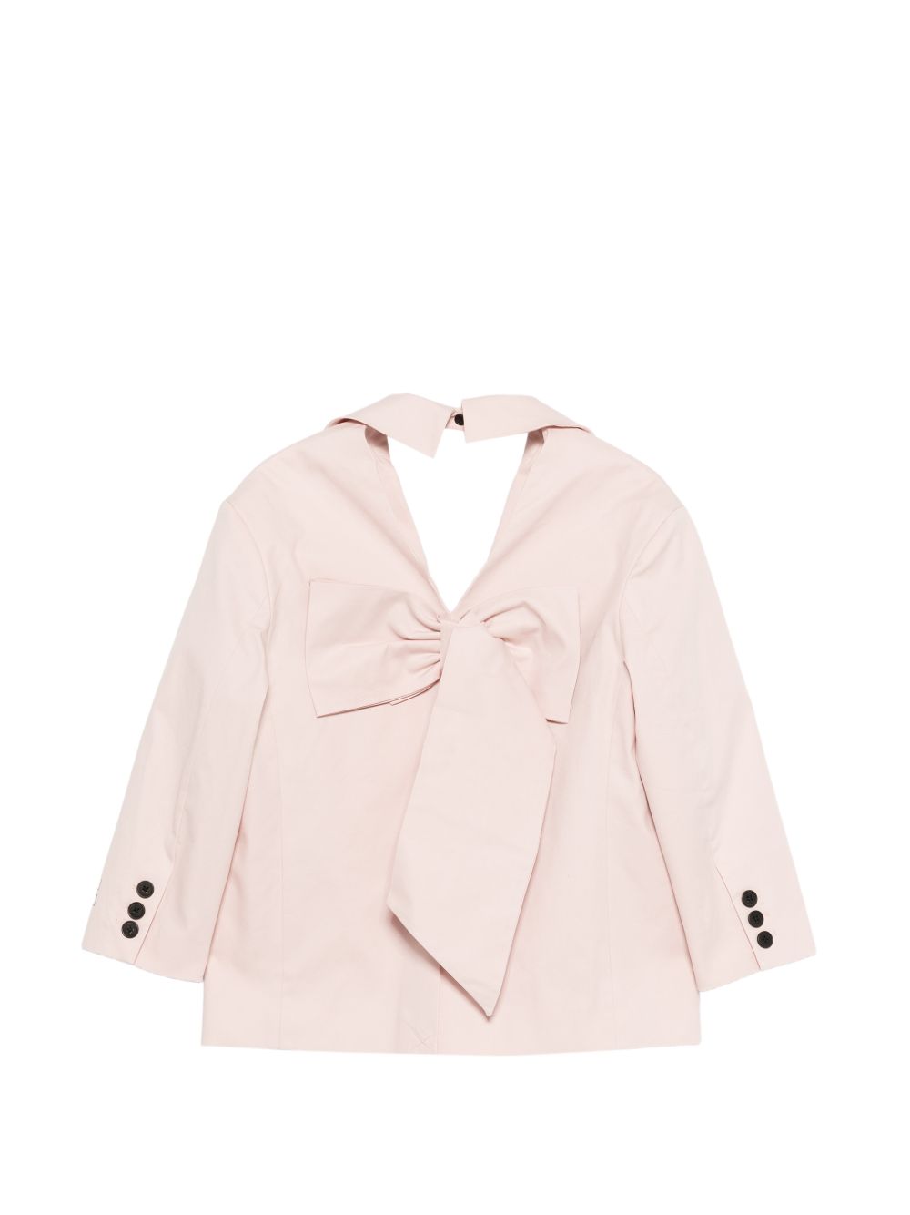 Giacca per bambina Douuod Kids rosa con colletto con revers rosa DY2A04 G0197 504 DOUUOD KIDS 