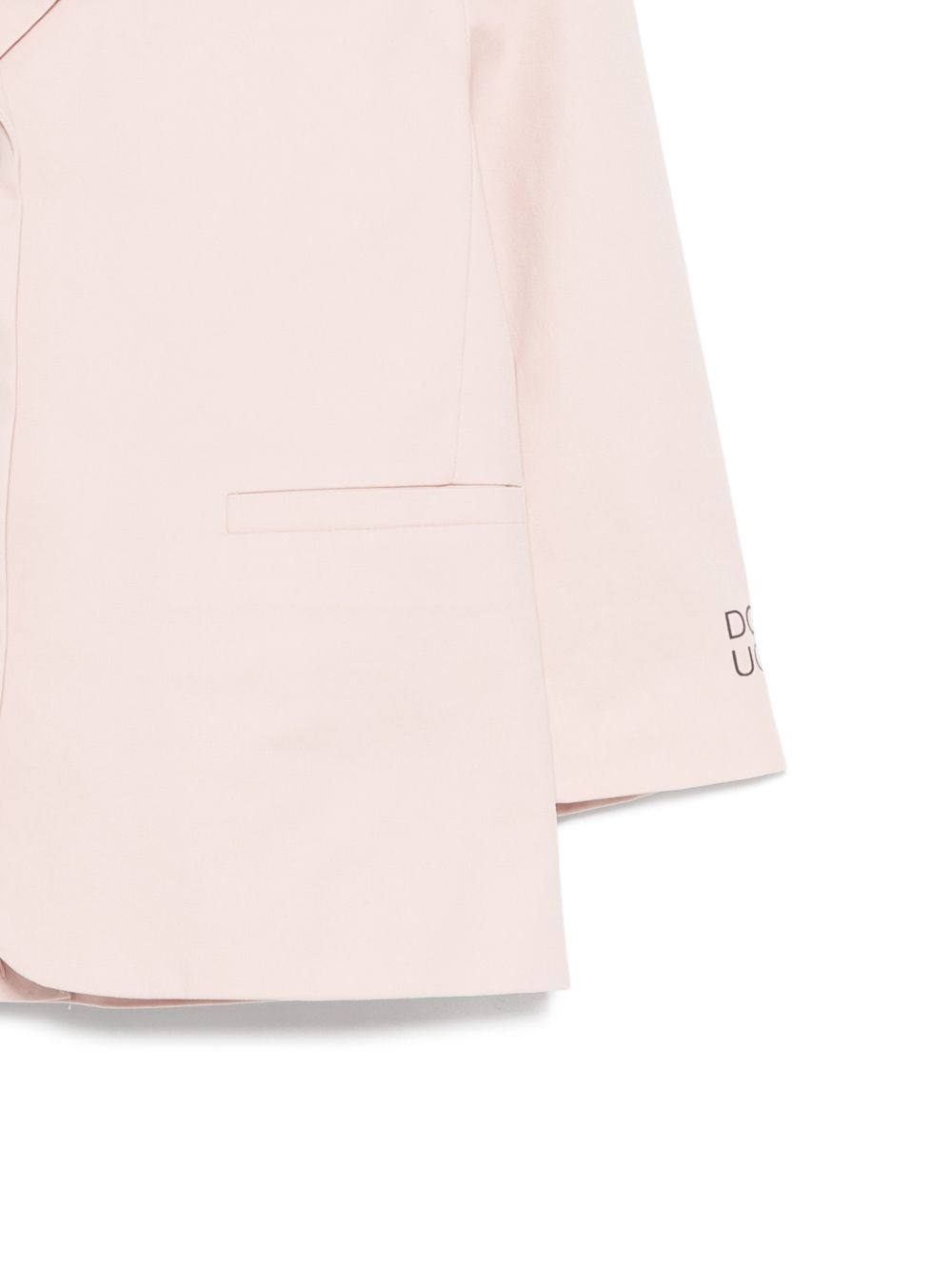 Giacca per bambina Douuod Kids rosa con colletto con revers rosa DY2A04 G0197 504 DOUUOD KIDS 