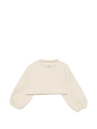 Felpa per bambina Douuod Kids beige con design crop DY4A30 Z3728 107 DOUUOD KIDS 