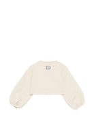 Felpa per bambina Douuod Kids beige con design crop DY4A30 Z3728 107 DOUUOD KIDS 