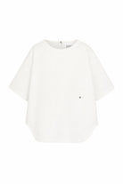 T-shirt per bambina Douuod Kids bianca con taschino sul petto DY5B01 P0589 101 DOUUOD KIDS 