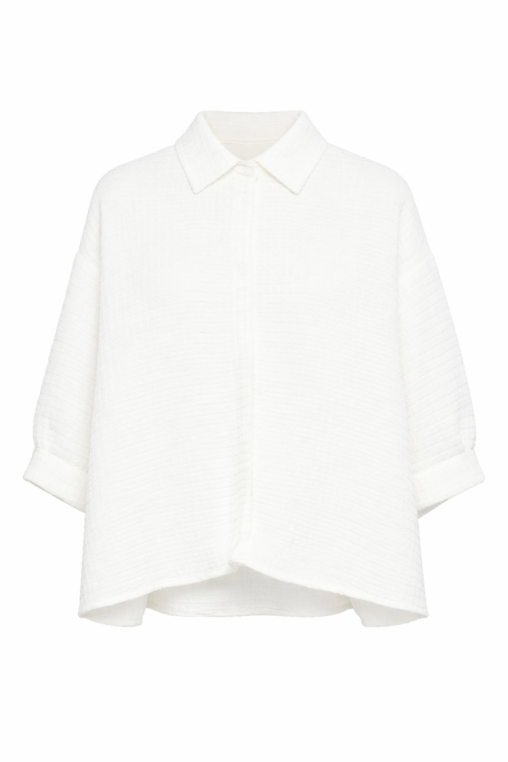 Camicia per bambina Douuod Kids bianca con colletto classico DY5B10 U0267 100 DOUUOD KIDS 