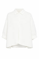 Camicia per bambina Douuod Kids bianca con colletto classico DY5B10 U0267 100 DOUUOD KIDS 