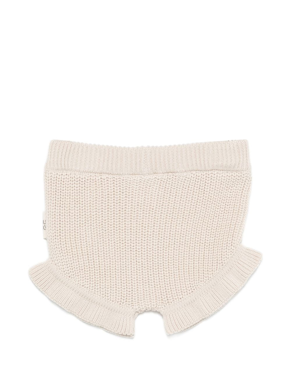 Shorts per neonati Douuod Kids beige con trama lavorata a maglia DY6009 X0011 870 DOUUOD KIDS 