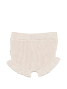 Shorts per neonati Douuod Kids beige con trama lavorata a maglia DY6009 X0011 870 DOUUOD KIDS 