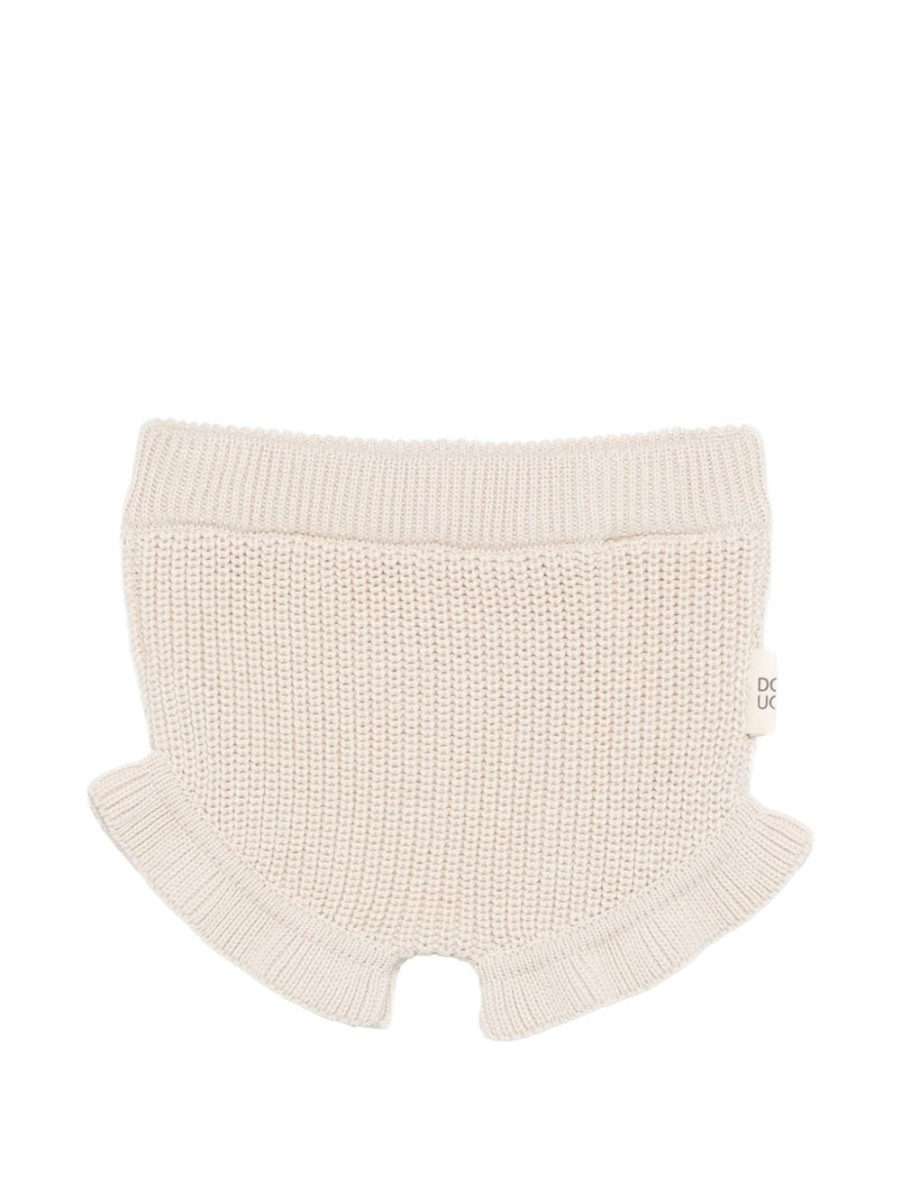 Shorts per neonati Douuod Kids beige con trama lavorata a maglia DY6009 X0011 870 DOUUOD KIDS 