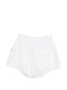 Shorts per bambina Douuod Kids bianchi con elastico in vita DY6A69 J0371 100 DOUUOD KIDS 