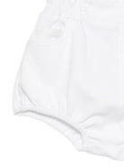 Shorts per bambina Douuod Kids bianchi con elastico in vita DY6A69 J0371 100 DOUUOD KIDS 