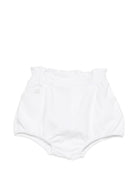 Shorts per bambina Douuod Kids bianchi con elastico in vita DY6A69 J0371 100 DOUUOD KIDS 