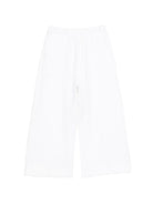 Pantaloni per bambina Douuod Kids bianchi con gamba larga DY6A80 J0371 100 DOUUOD KIDS 