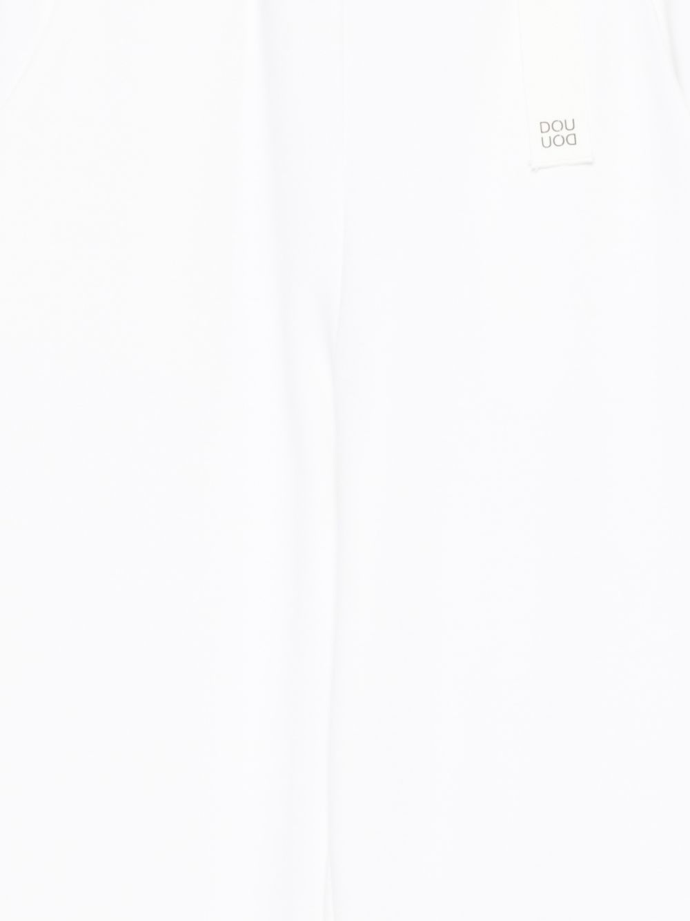 Pantaloni per bambina Douuod Kids bianchi con gamba larga DY6A80 J0371 100 DOUUOD KIDS 