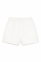 Shorts per bambina Douuod Kids bianchi con finitura in rilievo DY6B39 U0267 100 DOUUOD KIDS 