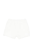 Shorts per bambina Douuod Kids bianchi con finitura in rilievo DY6B39 U0267 100 DOUUOD KIDS 