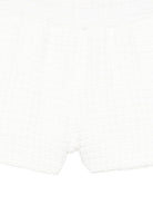 Shorts per bambina Douuod Kids bianchi con finitura in rilievo DY6B39 U0267 100 DOUUOD KIDS 