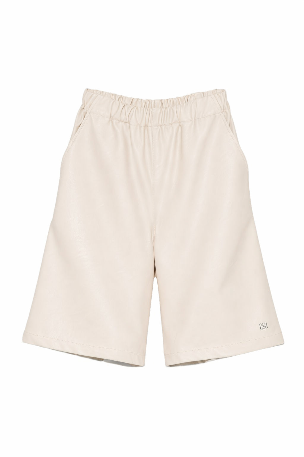 Shorts per bambina Douuod Kids beige con vita elasticizzata DY6P59 H0076 108 DOUUOD KIDS 