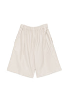 Shorts per bambina Douuod Kids beige con vita elasticizzata DY6P59 H0076 108 DOUUOD KIDS 