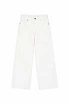 Jeans per bambina Douuod Kids bianchi con orlo sfrangiato DY6Q30 Z3702 101 DOUUOD KIDS 
