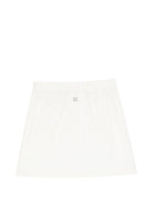 Gonna per bambina Douuod Kids bianca con dettaglio fiori DY7A71 P0589 101 DOUUOD KIDS 