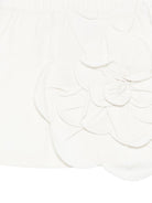 Gonna per bambina Douuod Kids bianca con dettaglio fiori DY7A71 P0589 101 DOUUOD KIDS 
