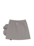 Gonna per bambina Douuod Kids grigia con applicazione a fiori DY7A71 P0589 907 DOUUOD KIDS 
