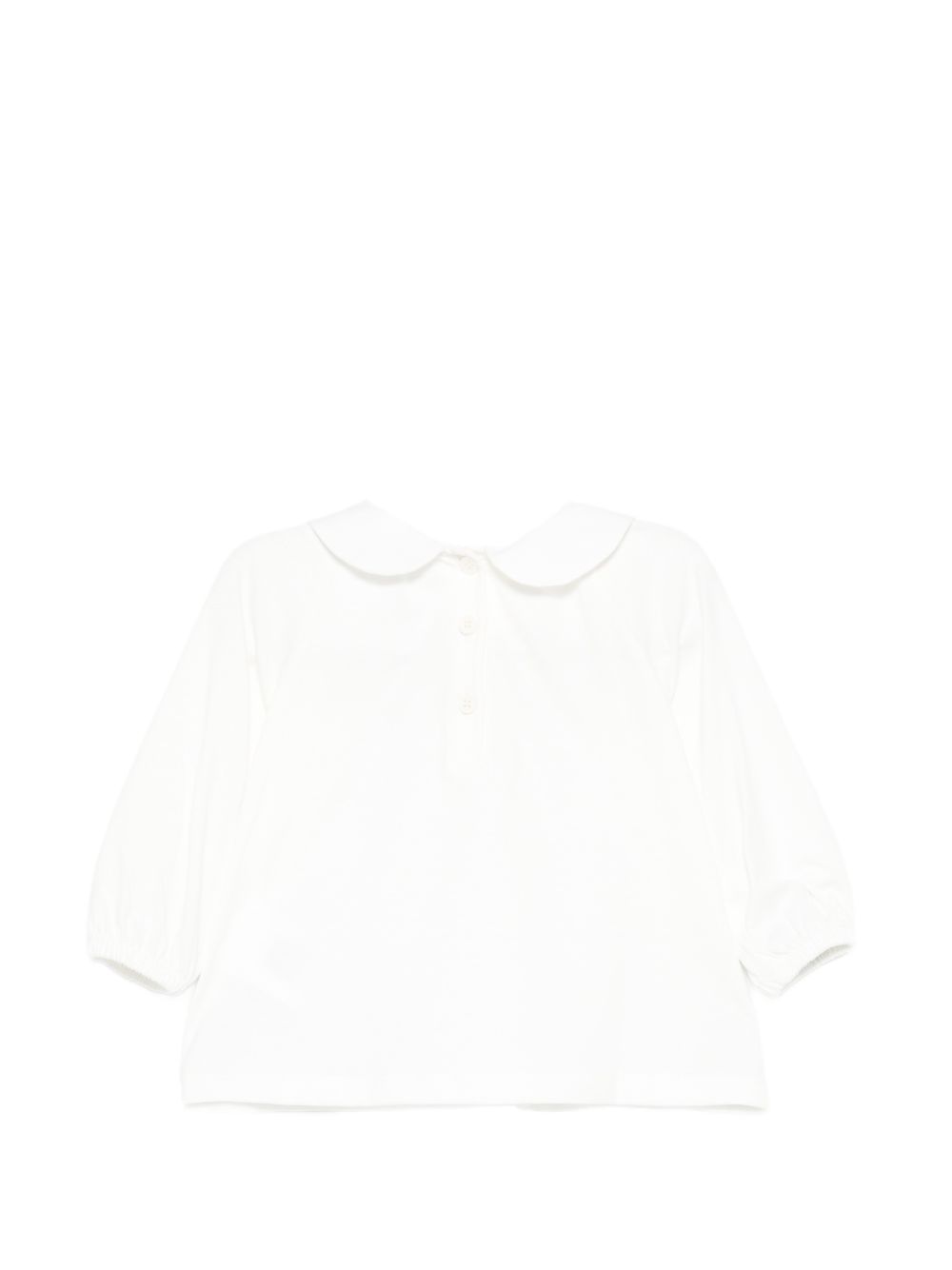 T-shirt per neonata Douuod Kids bianca con colletto alla Peter Pan DY8000 Z3708 101 DOUUOD KIDS 