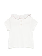 T-shirt per neonata Douuod Kids bianca con ruches DY8011 Z3708 101 DOUUOD KIDS 
