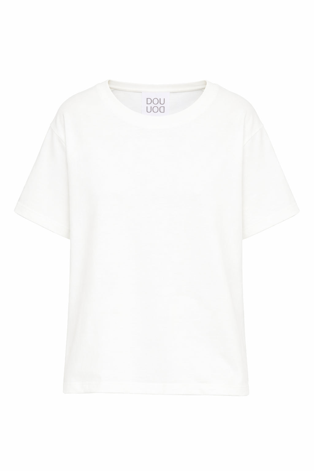 T-shirt per bambina Douuod Kids bianca con logo sul retro DY8P11 Z3708 101 DOUUOD KIDS 