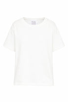 T-shirt per bambina Douuod Kids bianca con logo sul retro DY8P11 Z3708 101 DOUUOD KIDS 