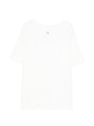 T-shirt per bambina Douuod Kids bianca con logo sul retro DY8P11 Z3708 101 DOUUOD KIDS 