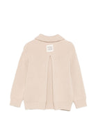Cardigan per bambino Douuod Kids beige con colletto DY9A00 X0071 107 DOUUOD KIDS 