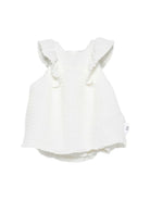 Abito per neonata Douuod Kids bianco con dettagli arricciati DYA012 U0267 100 DOUUOD KIDS 