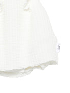 Abito per neonata Douuod Kids bianco con dettagli arricciati DYA012 U0267 100 DOUUOD KIDS 
