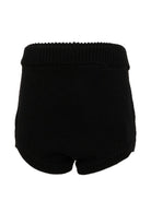 Shorts per bambina Douuod Kids nero con applicazione logo DY6B19 X0071 930 DOUUOD KIDS 