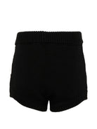 Shorts per bambina Douuod Kids nero con applicazione logo DY6B19 X0071 930 DOUUOD KIDS 