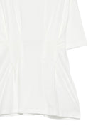 T-shirt per bambina Douuod Kids bianca con dettagli arricciati DY8A21 Z3708 101 DOUUOD KIDS 
