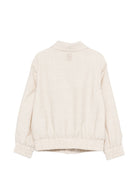 Giacca per bambino Eleventy Kids beige con colletto a punta EY2P47 I0315 107 ELEVENTY KIDS 