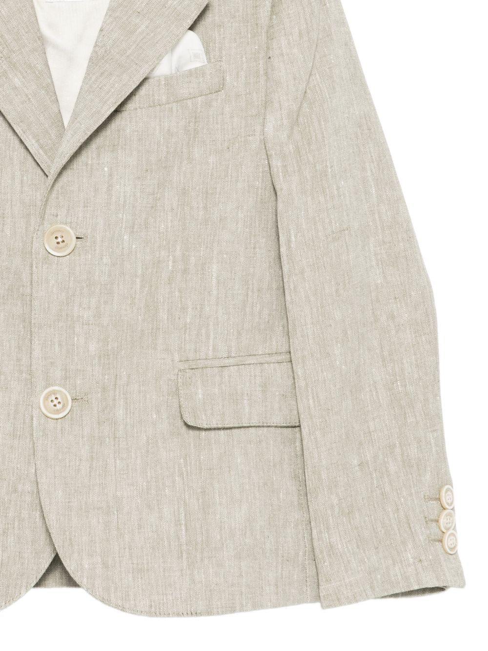Blazer per bambino Eleventy Kids beige con revers classici EY2Q04 I0316 724 ELEVENTY KIDS 