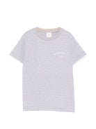 T-shirt per bambino Eleventy Kids grigia con logo sul davanti EY8P21 Z3711 804BG ELEVENTY KIDS 