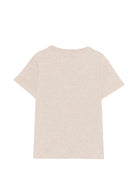 T-shirt per bambino Eleventy Kids beige con logo sul davanti EY8P31 Z3711 873AV ELEVENTY KIDS 