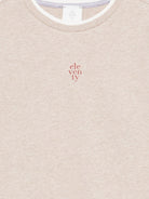 T-shirt per bambino Eleventy Kids beige con logo sul davanti EY8P31 Z3711 873AV ELEVENTY KIDS 