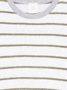 T-shirt per bambino Eleventy Kids bianca con motivo a righe EY8P61 J0551 100VE ELEVENTY KIDS 