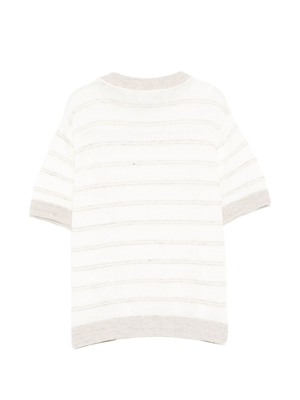 T-shirt per bambino Eleventy Kids beige con design a righe EY9P21 Z3182 80A ELEVENTY KIDS 