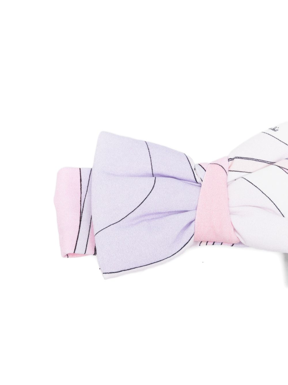 Cerchietto per neonata Emillio Pucci Junior lilla con dettaglio fiocco PY0024 Z3688 508LI EMILIO PUCCI KIDS 